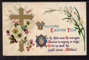 Easter Greetings Flowers Cross BIN