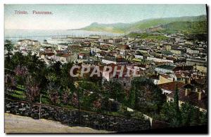 Postcard Old Trieste Panorama