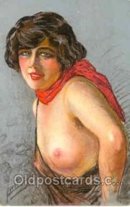 Artist Signed Nude Postcards|Artist Diey, Yves Postcards