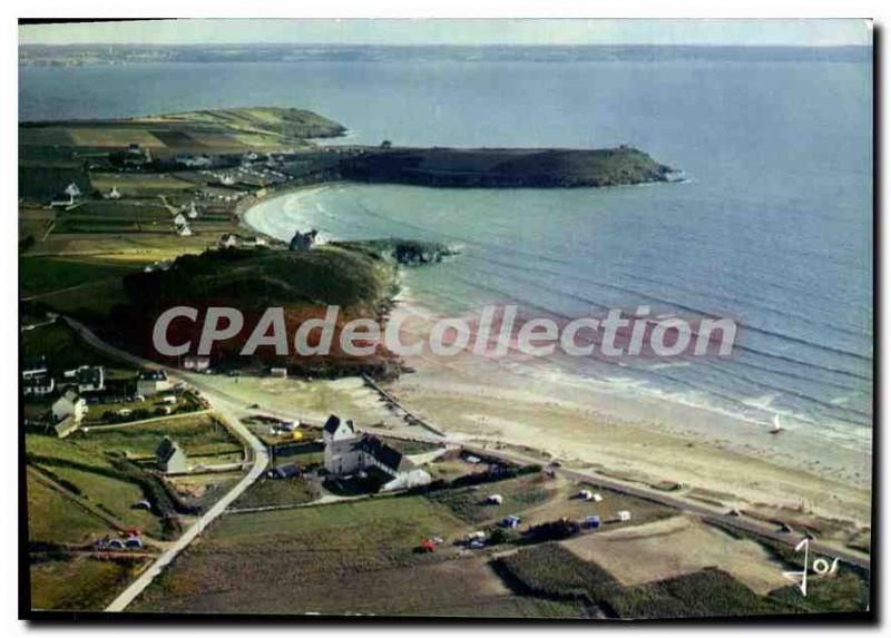 Postcard Modern Plomodiern Lestrevet beaches and pors ar Vag