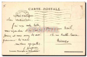 Old Postcard Montpellier Place de la Comedie