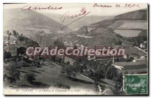 Old Postcard Tarare Chateau de la Vallee and Chalamont