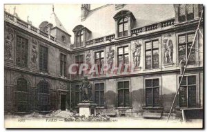 Old Postcard Paris Musee Carnavalet Inner Court