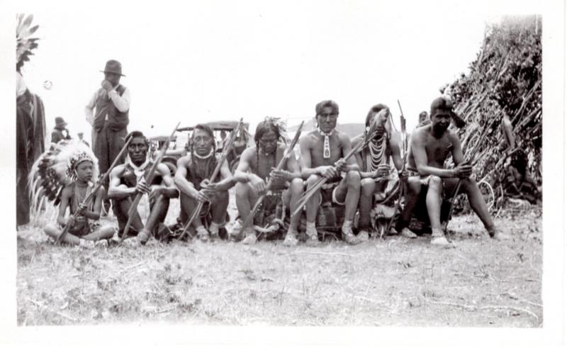 Real Photograph, Indians, Montana, 5 photos