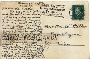 Genealogy Postcard - Miller - Postablagend - Trier - Ref 264B