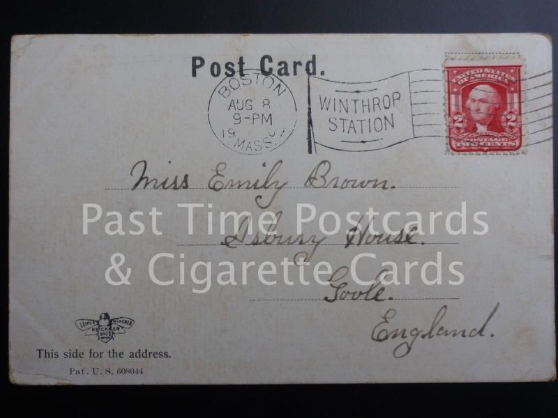 c1907: Postmark - 'WINTHROP STATION' BOSTON / MASS