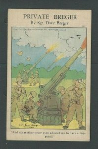 Ca 1943 WW2 Pvt  Breger And My Mother Never Allowed Me To Have A Cap Pistol