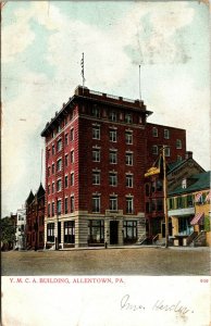 Postcard PA Allentown Y.M.C.A. Building 1909 - Publ. A.C. Bosselman No.930 F1