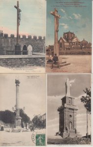 RELIGION CATHOLIC STATUES CROSSES France 700 Vintage Postcards pre-1940 (L5777)