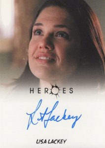 Lisa Lackey Heroes TV Show Hand Signed Autograph Card