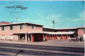 Postcard LODGE SCENE Vallejo California CA AI9889