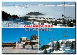 Postcard Modern Chamrousse Isere Roche Beranger The Nook The Croix de Chamrousse