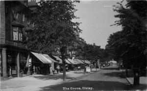 Grove 1918 Ilkley West Yorkshire UK RPPC Photo Postcard 11758