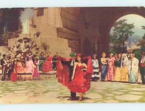 Unused Pre-1980 DANCING AT FESTIVAL Santa Barbara California CA hn3287@