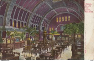 MILWAUKEE, Wisconsin, 1910; Interior of Schlitz Palm Garden