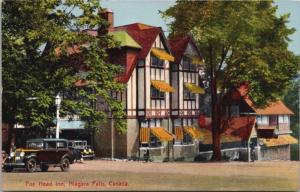 Fox Head Inn Niagara Falls Ontario ON Ont. Unused Vintage Postcard D42