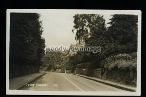 aj0637 - Derbys - Early view of a road in the Hamlet of Upper Padley - postcard