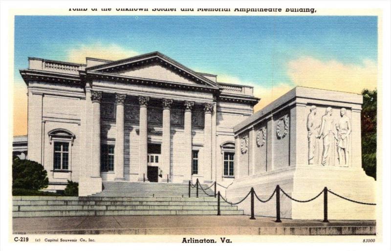 7147   WashingtonD.C.  Tomb of the Unkown Soldier and Memorial Amphitheatre