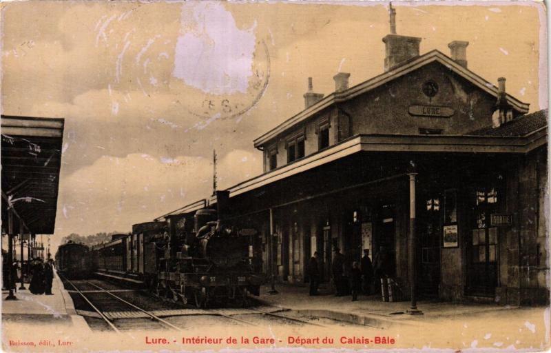 CPA AK LURE - Interieur de la Gare - Depart du Calais-Bale (452408)