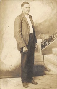  Sallisaw Okla Named Native American RPPC c1910 aa720