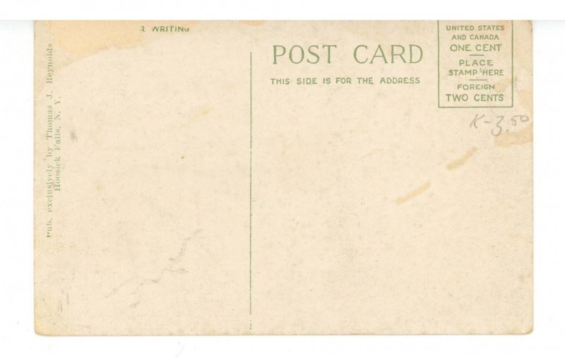 NY - Walloomsac. Three Bridges looking from Burgess Bridge