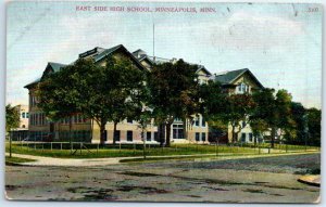 Postcard - East Side High School, Minneapolis, Minnesota, USA