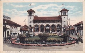 New Jersey Atlantic City Garden Pier Showing Flower Beds In Entrance