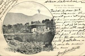 el salvador C.A., SONSONATE, El Volcan Izalco, Volcano (1903)