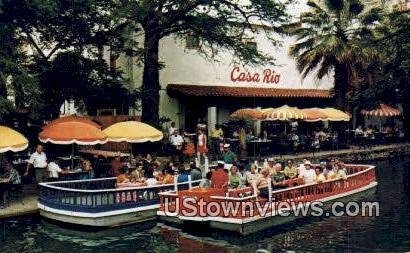 Famous Casa Rio Mexican Restaurant - San Antonio, Texas TX  
