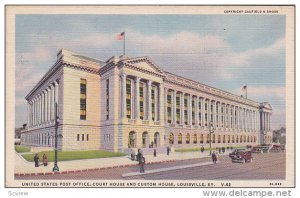 U.S. Post Office, Court House, Custom House, LOUISVILLE, Kentucky, PU-1942