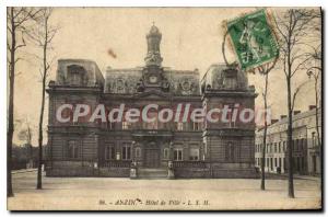 Postcard Old Anzin Hotel De Ville