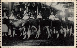 Vintage Postcard Trenton New Jersey NJ State Fair DAIRY COWS AGRICULTURAL FAIR