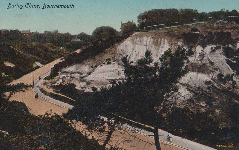 Dudley Chine Bournemouth 1915 WW1 Postcard