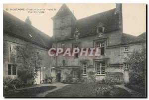 Old Postcard Mortagne Orne House Henri IV Inside view