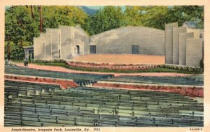 Vintage Postcard 1930's Amphitheatre Iroquios Park Louisville Ky. The Kyle Co.