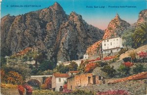 Lot of 15 postcards Italian-French border officer & scenic Grimaldi-Ventimiglia 