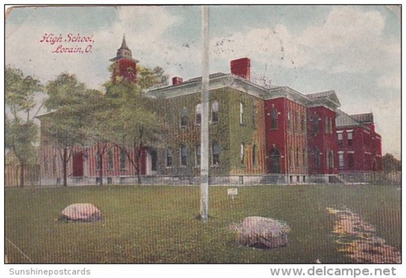 Ohio Lorain High School 1910