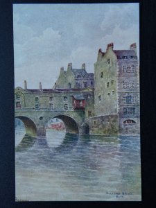 Somerset Collection 4 x BATH Artist Impressions c1908 Postcard by J.W. Ruddock