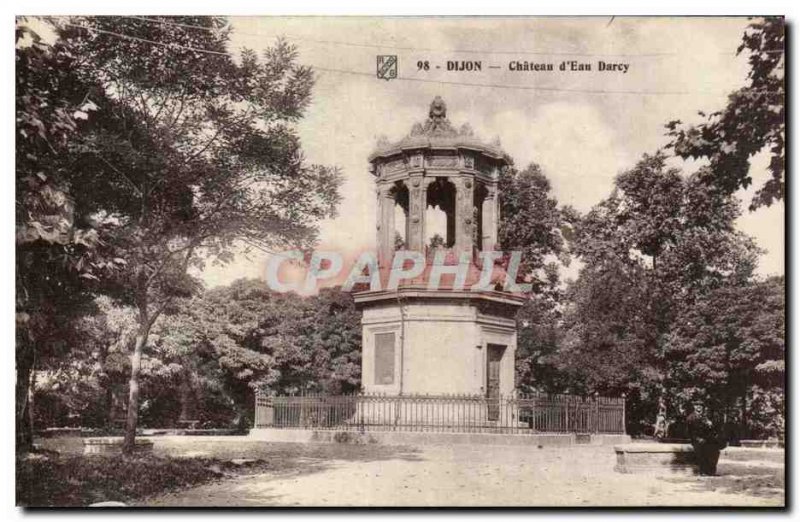 Old Postcard Dijon Chateau d & # 39Eau Darcy