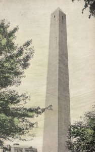 Vintage Postcard 1900's Bunker Hill Monument Boston Massachusetts MA