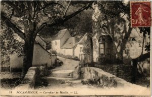 CPA ROCAMADOUR - Carrefour du Moulin (353900)