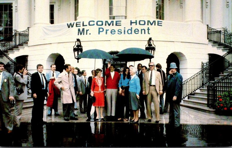 President Ronald Reagan Returns Home After Recovery From Gunshot Wound 11 Apr...