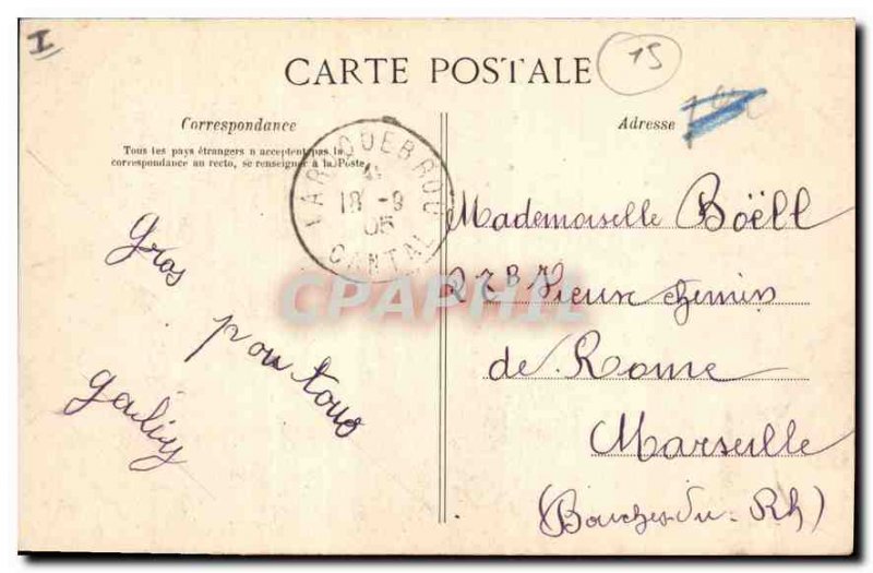Old Postcard Auvergne