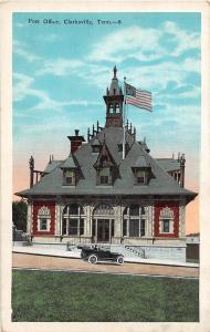 C76/ Clarksville Tennessee Postcard c1910 U.S. Post Office Building 4