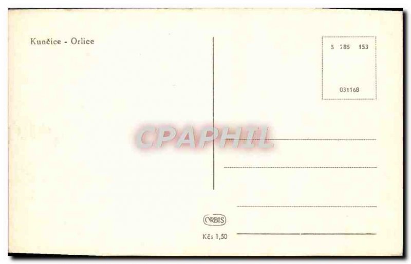 Old Postcard Kuncice Orlice