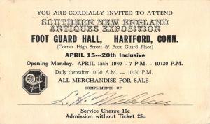 Hartford Connecticut Southern New England Antiques Expo antique pc Z22386