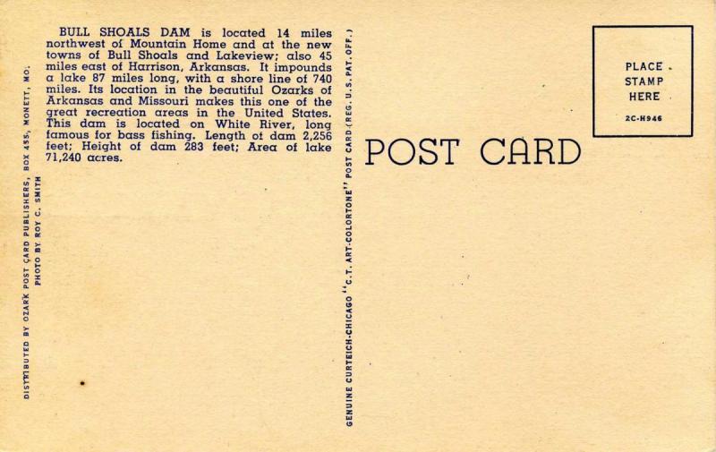 MO - AR  Bull Shoals Dam, Ozarks