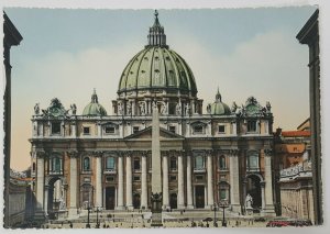 St Peters Basilica Vatican City Italy Europe Vintage Postcard