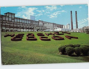 Postcard Hershey's Factory Lawn Pennsylvania USA