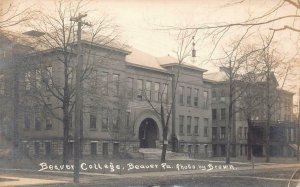 RPPC BEAVER COLLEGE BEAVER PENNSYLVANIA BROWN REAL PHOTO POSTCARD 1910